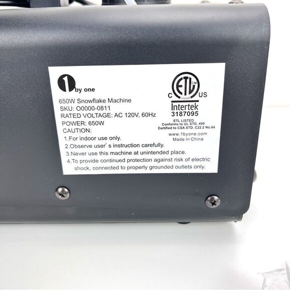 New 1byone 650W Snow Machine - Picture 9 of 14